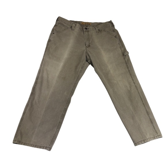 Lee Other - Lee Dungarees Mens Carpenter Pants 40x30‎ Sand Brown Relaxed Fit Straight Leg